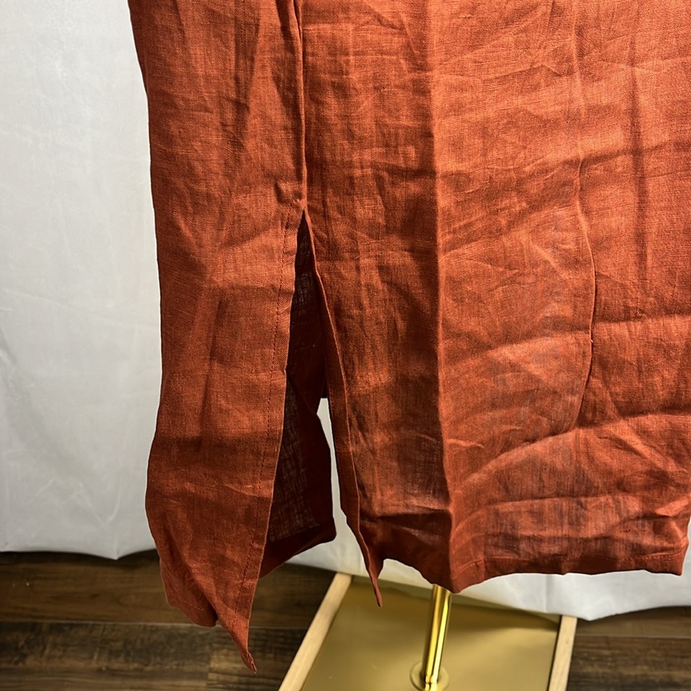 NWT Myrah Penaloza Valentina Dress in Harvest Moon Burnt Orange. - Picture 7 of 11